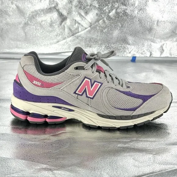 New Balance Mens 11.5 2002R Rain Cloud Prism Purple Lifestyle Sneaker M2002RWB